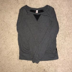 Sweater with back accent
